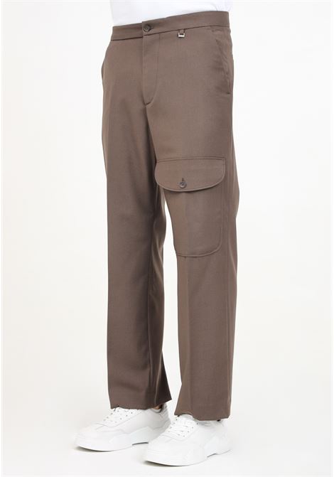 Pantalone casual marrone da uomo IM BRIAN | PA3072010